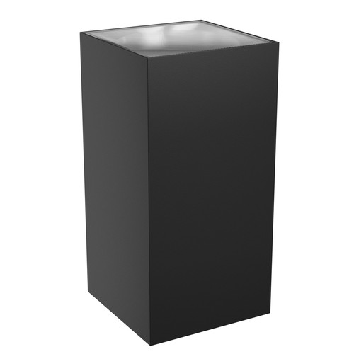 18W Torre Up/Down Wandleuchte - IP54 Außenbereich, CCT, quadratisch, 3 Lichtfarben, schwarz, inkl. Leuchtmittel