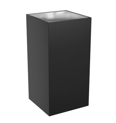 18W Torre Up/Down Wandleuchte - IP54 Außenbereich, CCT, quadratisch, 3 Lichtfarben, schwarz, inkl. Leuchtmittel