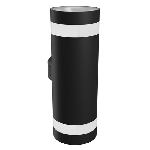 18W Torre Ring Wandleuchte - IP54 Außenbereich, Rund, CCT, Schwarz, Up/Down, 3 Lichtfarben, inkl. Leuchtmittel