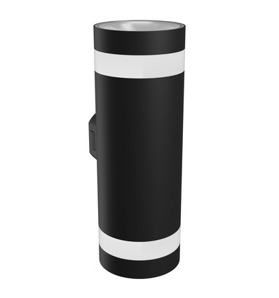 18W Torre Ring Wandleuchte - IP54 Außenbereich, Rund, CCT, Schwarz, Up/Down, 3 Lichtfarben, inkl. Leuchtmittel