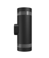 18W Torre Ring Wandleuchte - IP54 Außenbereich, Rund, CCT, Schwarz, Up/Down, 3 Lichtfarben, inkl. Leuchtmittel