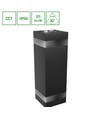 18W Torre Ring Wandleuchte - IP54 Außenbereich, CCT, quadratisch, 3 Lichtfarben, schwarz, Up/Down, inkl. Leuchtmittel