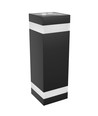 18W Torre Ring Wandleuchte - IP54 Außenbereich, CCT, quadratisch, 3 Lichtfarben, schwarz, Up/Down, inkl. Leuchtmittel