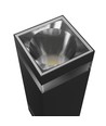 18W Torre Ring Wandleuchte - IP54 Außenbereich, CCT, quadratisch, 3 Lichtfarben, schwarz, Up/Down, inkl. Leuchtmittel