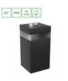 9W Torre Ring Wandleuchte - IP54 Außenbereich, CCT, quadratisch, 3 Lichtfarben, schwarz, inkl. Leuchtmittel