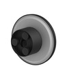 9W Wandleuchte - IP44 Außenbereich, Ø12cm, 3 Lichtfarben, CCT, schwarz