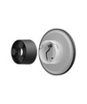 9W Wandleuchte - IP44 Außenbereich, Ø12cm, 3 Lichtfarben, CCT, schwarz