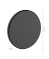 9W Wandleuchte - IP44 Außenbereich, Ø12cm, 3 Lichtfarben, CCT, schwarz