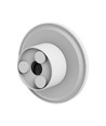 9W Wandleuchte - IP44 Außenbereich, Ø12cm, CCT, 3 Lichtfarben, weiß