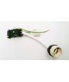 GU10 Fassung, Keramik, mit Halterung für Einbau-Downlight