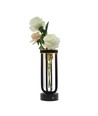 Outlet: Blumenvase mit LED-Licht Innen/Außen - Schwarz, dimmbar, IP54 für den Außenbereich
