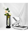 Outlet: Blumenvase mit LED-Licht Innen/Außen - Schwarz, dimmbar, IP54 für den Außenbereich