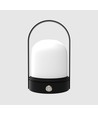 Wiederaufladbare LED-Tischlampe Innen/Außen - Schwarz, dimmbar, IP54 für den Außenbereich