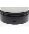 Wiederaufladbare LED-Tischlampe Innen/Außen - Schwarz, dimmbar, IP54 für den Außenbereich