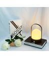 Wiederaufladbare LED-Tischlampe Innen/Außen - Schwarz, dimmbar, IP54 für den Außenbereich