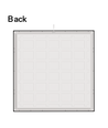 60x60 hintergrundbeleuchtetes CCT LED-Panel, 36W - 140lm/W, schwarzer Rahmen