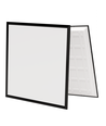 60x60 hintergrundbeleuchtetes CCT LED-Panel, 36W - 140lm/W, schwarzer Rahmen