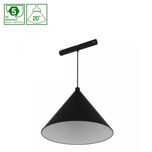 6W SHIFT HANGIT CONE Pendelleuchte für 48V Schienensystem - 3000K, RA90, 20 Grad, 48V
