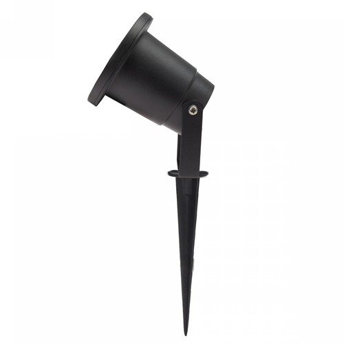 FLORI GU10 - Aluminium, winkelverstellbar, IP65, 98x145mm, schwarz, Erdspieß, ohne Leuchtmittel