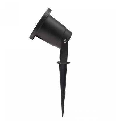 FLORI GU10 - Aluminium, winkelverstellbar, IP65, 98x145mm, schwarz, Erdspieß, ohne Leuchtmittel