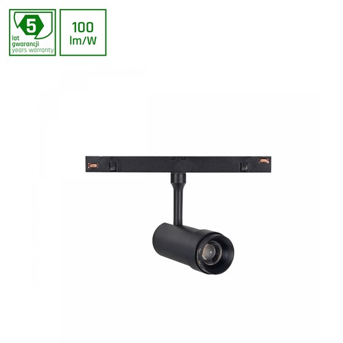 5W SHIFT SPOT ZOOM S für 48V Schienensystem - 3000K, RA90, 20-60° Abstrahlwinkel, Ø3,5 x 8 cm