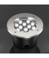 LEDlife Einbaustrahler - 12W, rund, Edelstahl, 24V AC/DC