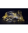 4 m warmweiß LED-Lichterkette für Weihnachten - 80 LEDs, Innenbereich, batteriebetrieben