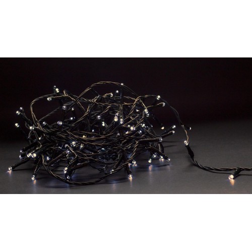 14 m warmweiße LED-Lichterkette für Weihnachten - 180 LEDs, Memory-Funktion, IP44 für den Außenbereich, 230V