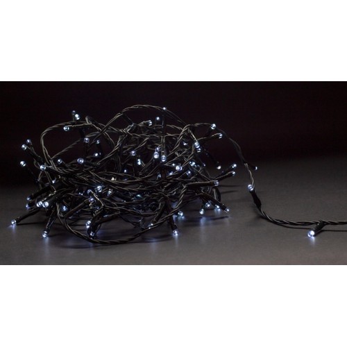 Outlet: 4 m Eiskristall kaltweiß LED-Lichterkette - 180 LEDs, IP44 für den Außenbereich, 230V