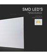V-Tac 60x60 hinterleuchtetes LED-Panel - 36W, weißer Rahmen