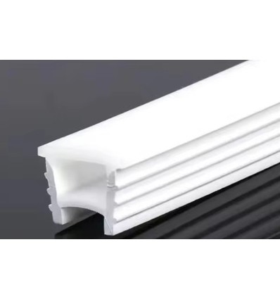 Silikonprofil 13x11 zum Einfräsen - Pro Meter, Ausschnittmaß 10x10mm, passend für 5-8mm breite LED Strips