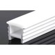 Silikonprofil 18x13 zum Einfräsen - Pro Meter, Ausschnittmaß 14x14mm, passend für 8-10mm breite LED Strips