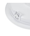 12W Ø17cm 2-in-1 LED Einbaupanel - 125lm/W, 4000K, Loch: Ø14,5 cm, Maße: Ø17 cm, Aufbau/Einbau