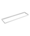 Rahmen für 120x30 LED-Panel - Schnelle Montage, Kunststoffecken, ohne sichtbare Schrauben, weißer Rand