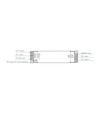 36W dimmbarer LED-Treiber - Triac Phasenanschnitt/abschnitt + Push-Dim, passend für unsere großen 29W+36W LED-Panels