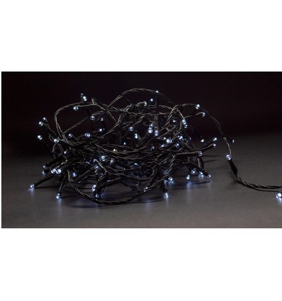 9 m kaltweiß LED-Lichterkette für Weihnachten - 120 LEDs, IP44 für den Außenbereich, 230V