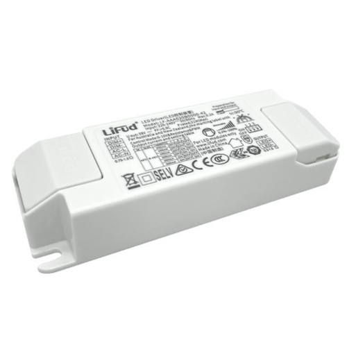 Lifud 30W / 400-750mA 1-10V dimmbarer LED-Treiber - 9-42V, 0/1-10V Signalschnittstelle, flimmerfrei