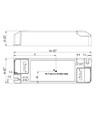 Lifud 30W / 400-750mA 1-10V dimmbarer LED-Treiber - 9-42V, 0/1-10V Signalschnittstelle, flimmerfrei
