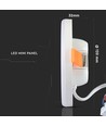 12W Ø12cm LED Einbaupanel - Samsung LED-Chip, Ausschnitt: Ø7,5 cm, Maße: Ø12 cm