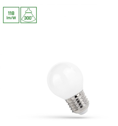 E27 5,5W LED Tropfenlampe - G45, 650lm, 4000K, neutralweiß