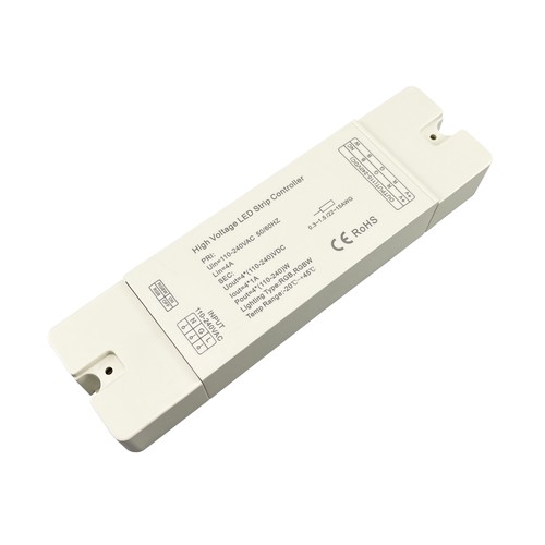RGB-Controller für 230V RGB CLIP-ON LED-Streifen - Inkl. Endkappe, RF, 230V, 50m