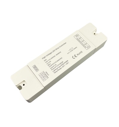 RGB-Controller für 230V RGB CLIP-ON LED-Streifen - Inkl. Endkappe, RF, 230V, 50m