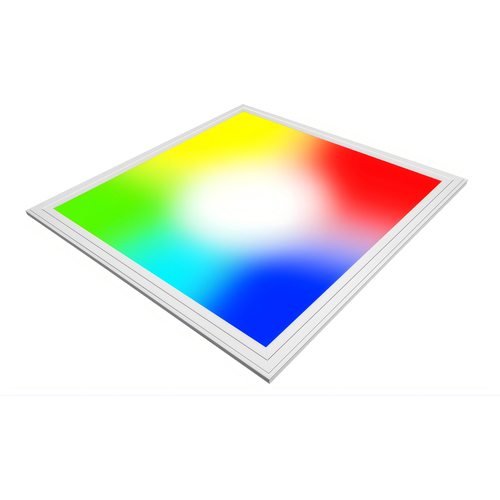 60x60 Wifi RGB+CCT LED-Panel, 36W - Weißer Rahmen