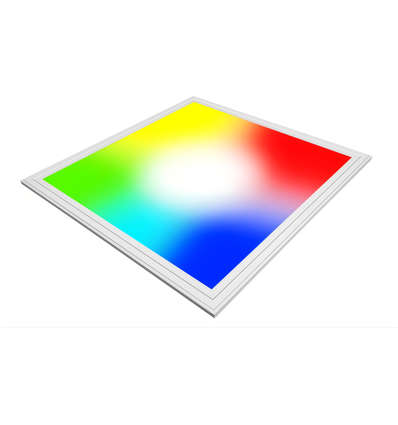 60x60 Wifi RGB+CCT LED-Panel, 36W - Weißer Rahmen
