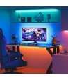 5m 9W/m RGB CLIP-ON LED-Streifen - 230V, IP67 wasserdicht, weiße Abdeckung, 60 LED