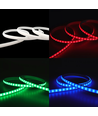 5m 9W/m RGB CLIP-ON LED-Streifen - 230V, IP67 wasserdicht, weiße Abdeckung, 60 LED