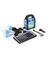 Notlicht mit Batterie und Solarpanel - Inkl. 3 LED-Lampen, Projektor, großes Solarpanel, Powerbank