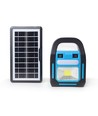Notlicht mit Batterie und Solarpanel - Inkl. 3 LED-Lampen, Projektor, großes Solarpanel, Powerbank