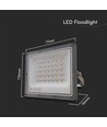 30W LED-Fluter - 3 Lichtfarben, Arbeitsleuchte, Außenbereich