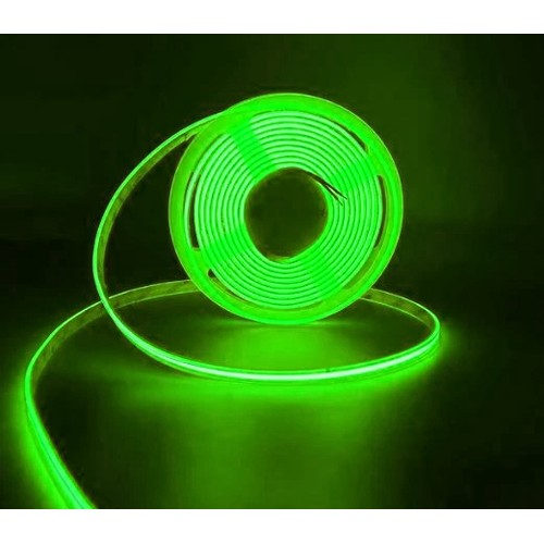 5m 10W/m Grüner COB-LED-Streifen - 24V DC, IP67, 320 LEDs pro Meter, COB LED